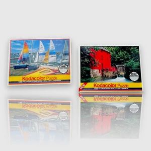 Lot Of 2 VIntage KodaColor 1000 PC Puzzle NEW SEALED